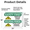 Signmission 18 in Height, 24 in Width, Vinyl Decal, Rectangle, Bilingual OS-2PACK-SF-D-1824-L-10887 - alternate 4